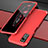 Funda Lujo Marco de Aluminio Carcasa para Huawei Honor V30 5G Rojo