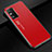 Funda Lujo Marco de Aluminio Carcasa para Huawei Honor X10 Max 5G Rojo