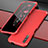 Funda Lujo Marco de Aluminio Carcasa para Huawei P Smart Pro (2019) Rojo