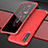 Funda Lujo Marco de Aluminio Carcasa para Oppo Find X2 Lite Rojo