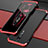 Funda Lujo Marco de Aluminio Carcasa para Xiaomi Redmi K30i 5G Rojo y Negro