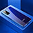 Funda Lujo Marco de Aluminio Carcasa T01 para Huawei Honor V30 5G Azul