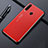 Funda Lujo Marco de Aluminio Carcasa T01 para Huawei P30 Lite XL Rojo