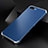 Funda Lujo Marco de Aluminio Carcasa T01 para Oppo K1 Azul