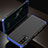Funda Lujo Marco de Aluminio Carcasa T01 para Oppo K7 5G Azul y Negro