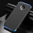 Funda Lujo Marco de Aluminio Carcasa T01 para Xiaomi Poco F2 Pro Azul y Negro