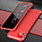 Funda Lujo Marco de Aluminio Carcasa T02 para Apple iPhone 12 Mini Rojo