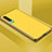 Funda Lujo Marco de Aluminio Carcasa T02 para Huawei P30 Amarillo