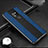 Funda Lujo Marco de Aluminio Carcasa T03 para Huawei Mate 20 X 5G Azul