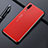 Funda Lujo Marco de Aluminio Carcasa T03 para Huawei P20 Rojo