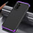 Funda Lujo Marco de Aluminio Carcasa T04 para Huawei P40 Morado y Negro