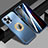 Funda Lujo Marco de Aluminio y Silicona Carcasa Bumper con Mag-Safe Magnetic JL1 para Apple iPhone 14 Pro Azul