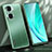 Funda Lujo Marco de Aluminio y Silicona Carcasa Bumper JL1 para Huawei Honor 60 5G Verde