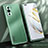 Funda Lujo Marco de Aluminio y Silicona Carcasa Bumper JL1 para Huawei Nova 10 Pro Verde