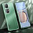 Funda Lujo Marco de Aluminio y Silicona Carcasa Bumper JL1 para Huawei P50 Pro Verde