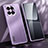 Funda Lujo Marco de Aluminio y Silicona Carcasa Bumper JL1 para Xiaomi Mi 14 5G Morado