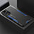 Funda Lujo Marco de Aluminio y Silicona Carcasa Bumper para Xiaomi Poco X4 NFC Azul