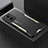 Funda Lujo Marco de Aluminio y Silicona Carcasa Bumper para Xiaomi Redmi 10 Prime Plus 5G Oro