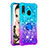 Funda Silicona Carcasa Goma Bling-Bling con Anillo de dedo Soporte S02 para Samsung Galaxy A20e Azul Cielo