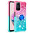 Funda Silicona Carcasa Goma Bling-Bling con Anillo de dedo Soporte YB2 para Xiaomi Redmi Note 12S Rosa