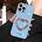 Funda Silicona Carcasa Goma Bling-Bling JL1 para Apple iPhone 14 Pro Azul