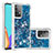 Funda Silicona Carcasa Goma Bling-Bling S01 para Samsung Galaxy A52 4G Azul