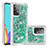 Funda Silicona Carcasa Goma Bling-Bling S01 para Samsung Galaxy A52 4G Verde