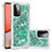 Funda Silicona Carcasa Goma Bling-Bling S01 para Samsung Galaxy A72 4G Verde