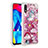 Funda Silicona Carcasa Goma Bling-Bling S01 para Samsung Galaxy M10 Rojo