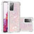 Funda Silicona Carcasa Goma Bling-Bling S01 para Samsung Galaxy S20 FE (2022) 5G Rosa