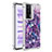 Funda Silicona Carcasa Goma Bling-Bling S01 para Xiaomi Poco F5 Pro 5G Morado