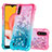 Funda Silicona Carcasa Goma Bling-Bling S02 para Samsung Galaxy A01 SM-A015 Rosa