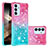 Funda Silicona Carcasa Goma Bling-Bling S02 para Samsung Galaxy A15 4G Rosa