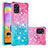 Funda Silicona Carcasa Goma Bling-Bling S02 para Samsung Galaxy A31 Rosa