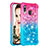 Funda Silicona Carcasa Goma Bling-Bling S02 para Samsung Galaxy A40 Rosa