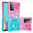 Funda Silicona Carcasa Goma Bling-Bling S02 para Samsung Galaxy A52 4G Rosa