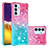 Funda Silicona Carcasa Goma Bling-Bling S02 para Samsung Galaxy A82 5G Rosa