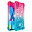 Funda Silicona Carcasa Goma Bling-Bling S02 para Samsung Galaxy M10 Rosa