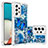 Funda Silicona Carcasa Goma Bling-Bling S03 para Samsung Galaxy A53 5G Azul