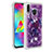 Funda Silicona Carcasa Goma Bling-Bling S03 para Samsung Galaxy M20 Morado