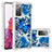 Funda Silicona Carcasa Goma Bling-Bling S03 para Samsung Galaxy S20 FE 5G Azul