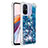 Funda Silicona Carcasa Goma Bling-Bling S03 para Xiaomi Poco C55 Azul