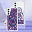 Funda Silicona Carcasa Goma Bling-Bling YB1 para Samsung Galaxy A24 4G Morado