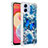 Funda Silicona Carcasa Goma Bling-Bling YB1 para Samsung Galaxy F04 Azul