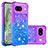 Funda Silicona Carcasa Goma Bling-Bling YB2 para Google Pixel 8a 5G Morado