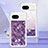 Funda Silicona Carcasa Goma Bling-Bling YB3 para Google Pixel 8a 5G Morado