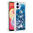 Funda Silicona Carcasa Goma Bling-Bling YB3 para Samsung Galaxy F04 Azul