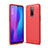 Funda Silicona Carcasa Goma Line C01 para Oppo R17 Pro Rojo