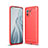 Funda Silicona Carcasa Goma Line C01 para Xiaomi Mi 11 Lite 5G NE Rojo