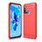 Funda Silicona Carcasa Goma Line C02 para Huawei Nova 5i Rojo